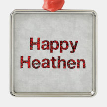 Happy Heathen Christmas Tree Ornaments