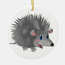 Happy Hedgehog Christmas Tree Ornament