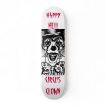 Happy Hell Circus Clown skateboards by Sarah_Cherrie Happy Hell Circus Clown skateboards