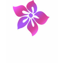 "Happy Hibiscus" in Pink on Toddler Tee t-shirts