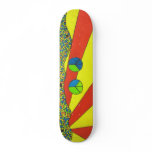 Happy Hippies, by AF Skateboard Deck