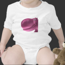Happy Hippo Pink t-shirts