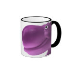 Happy Hippo Purple Coffee Mugs