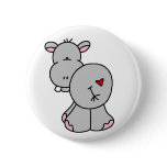 Happy Hippo Tshirts and Gifts buttons
