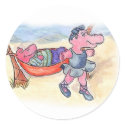 Happy Hippos Sticker