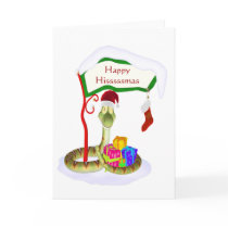 Happy Hisssssmas cards