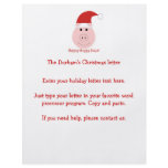 Happy Hoggy Days Christmas letters flyers