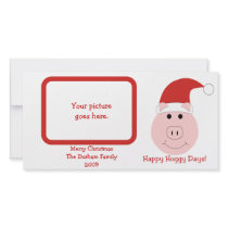 Happy Hoggy Days Photo Christmas Cards Photo Greeting Card