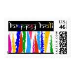 Happy Holi Greetings postage