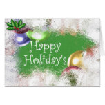 Happy Holiday's Greeting Cards