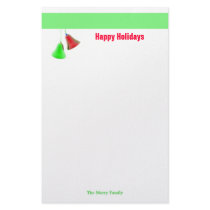Happy Holiday Bells stationery