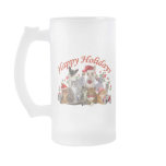Happy Holiday Cat Merchandise Mugs