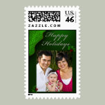 Happy Holiday Christmas photo card template