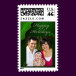 Happy Holiday Christmas photo card template