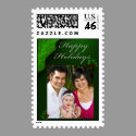 Happy Holiday Christmas photo card template