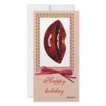 happy holiday christmas photo greeting card