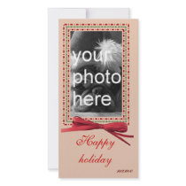 happy holiday christmas picture card