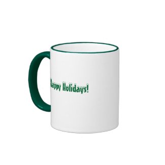 Happy Holiday Elf Coffee Mug mug