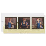 Happy Holiday Halftone Yellow and Brown Photo Card Invitation