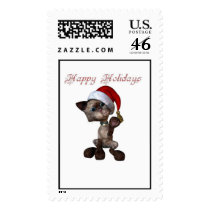 Happy Holiday Kitty Cat (Stamps)
