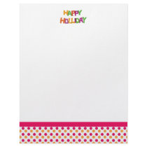 Happy Holiday Letterhead by monicastamp Happy Holiday Letterhead