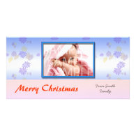 Happy holiday photo greeting card