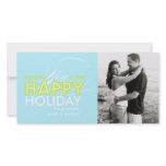 Happy Holiday Custom Photo Card