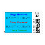 HAPPY HOLIDAY Postage