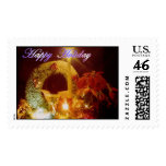 Happy-Holiday Postage Stamp