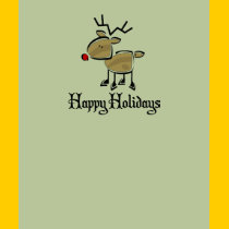 Happy Holiday Reindeer t-shirts