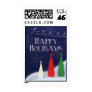Happy Holiday reindeer stamp