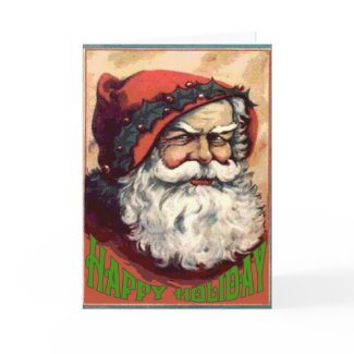 Happy Holiday Santa card