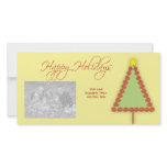 Happy Holiday Spiral Tree Photo Cards