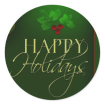 Happy Holiday stickers