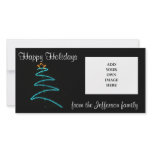happy holiday tree photo card