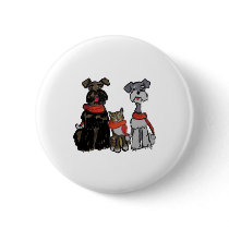 Happy Holiday Trio Pinback Button