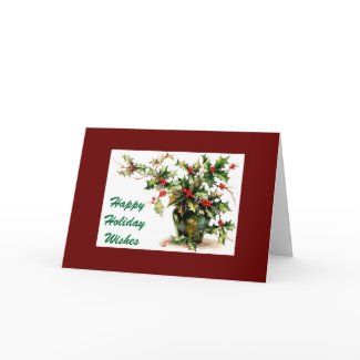 Happy Holiday Wishes card