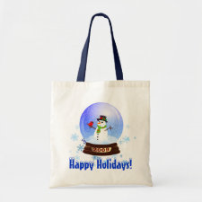 Happy Holidays - 2009 Snowglobe Gift Bag bag