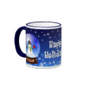 Happy Holidays - 2009 Snowglobe Mug by SquirrelHugger Happy Holidays - 2009 Snowglobe Mug