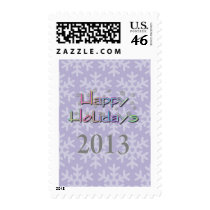 happy holidays 2013 postage
