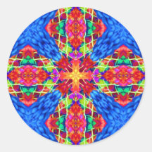 Happy Holidays #2277 Round Stickers