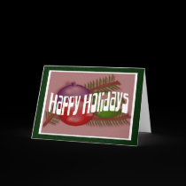 Happy Holidays 3 Greeting Card