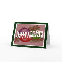 Happy Holidays 3 Greeting Card