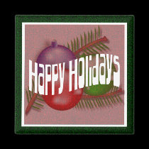 Happy Holidays 3 Magnet