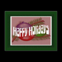 Happy Holidays 3 Postcard