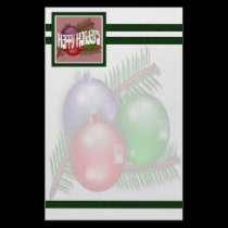 Happy Holidays 3 Stationary stationery