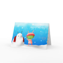 Happy Holidays! Alien 1 cards