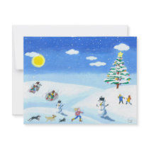 HAPPY HOLIDAYS (alternate) invitations