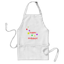Happy Holidays! aprons by MovingLight Happy Holidays! aprons