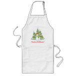 Happy Holidays aprons